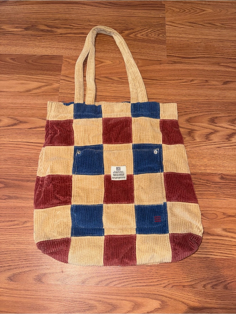 BDG Patchwork Corduroy Tote